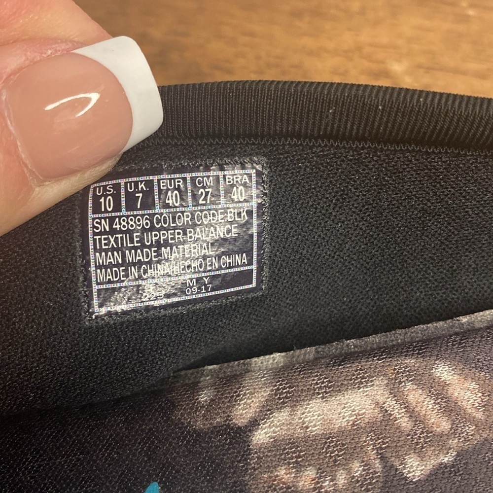 Skechers Black Ballet Flats Comfy Slip On Round Toe Fabric Shoes Size 10 - Picture 12 of 13